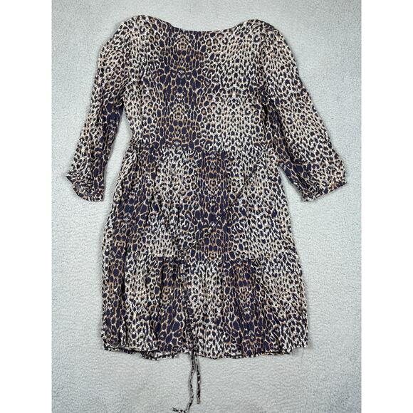Atelier Jad Womens Size T3 Leopard Print Dress - Picture 2 of 7